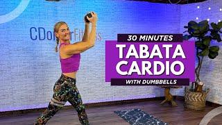 30-Min Dumbbell Tabata Workout  Burn Fat & Boost Your Cardio