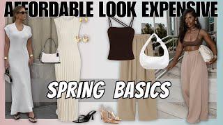 Make Affordable Spring Basics Look Expensive