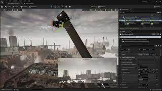 UE4 video level real-time animation core 10 how to use the camera crane