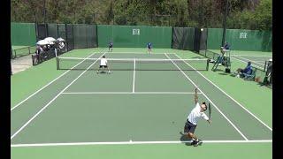 #75 Hawaii vs. #53 UC Santa Barbara MENS HIGHLIGHTS - D1 College Tennis 2022