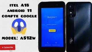 iTEL A18 compte google Android 11 (new method)