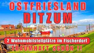 wunderschönes Fischerdorf Ditzum 2 schöne Wohnmobil-Stellplätze, Ostfriesland, Reisebericht