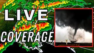  LIVE SEVERE WEATHER Channel - Tornadoes Possible in the South