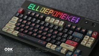 보급형 사이버 보드 같은 픽셀 스크린 키보드  |  EPOMAKER Dynatab 75X | KEYTOK KDA Y2K Keycap