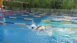 GBAC Elementary Swim Meet - N. Hjellegjered Wins 25m Backstroke