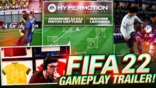 REACTING TO THE OFFICIAL FIFA 22 GAMEPLAY TRAILER! NEW INFORMATION AND FEATURE PITCH NOTES! FIFA 22