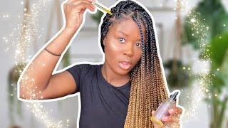 COMMENT JE FAIS POUSSER MES CHEVEUX SOUS MES BRAIDS | coiffure protectrice