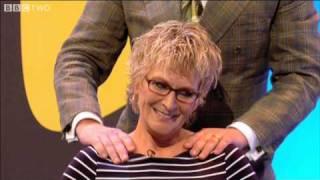 Vic Reeves gives Linda Henry a massage - Shooting Stars Ep 1- BBC Two