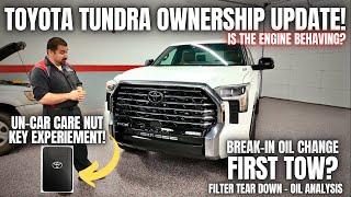 My Tundra Update! First Oil Change Deep Dive! New Key Experiment and More!