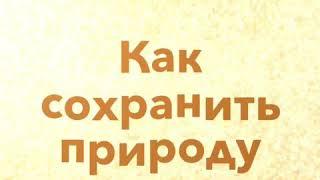 С полезные способы сберечь природу