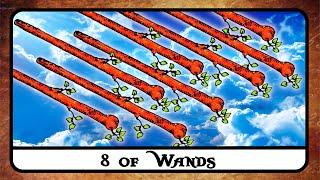 8 of Wands Tarot Card Explained  Meaning, Reversed, Secrets, History 