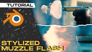 3D MUZZLE FLASH in BLENDER | Mantaflow