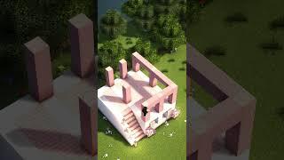 Minecraft Easy Cherry House  #minecraft