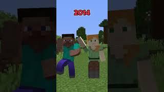 Minecraft: New vs Old - NOSTALGIA  #shorts #minecraft