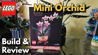  LEGO Mini Orchid - Build & Review