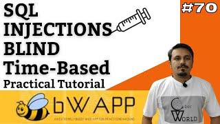 bwapp sql injection tutorial || time based blind sql injection || bwapp tutorial | Cyber World Hindi