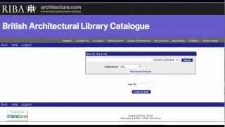 How to use the online catalogue