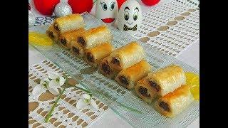 Cigaret baklava / Baklava sa keksom i čokoladom - Kuhinja Sunčane Staze