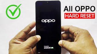 All OPPO Hard Reset/ Forgot Password/ Pattern UnlockNEW TRICK