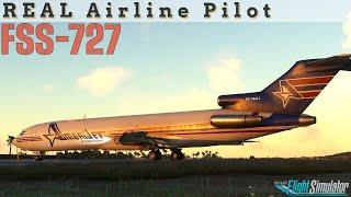 FSS 727 First LOOK! | Real Airline Pilot | Flight Sim Studios Boeing 727F | #msfs20 #boeing