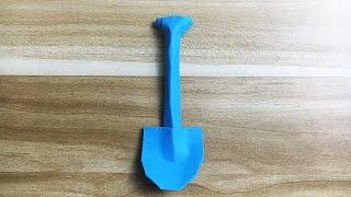 How To Make A Spade Out Of Paper | DIY Origami Home Tools