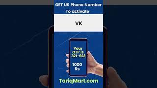 Get USA Number to Get OTP for VK activation