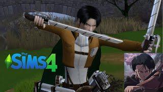 Levi Ackerman AOT Attack on Titan / Shingeki no Kyojin  | THE SIMS 4 CAS + CC LINKS | 