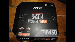 MOSTRANDO - MSI B450M  PRO M2 MAX - AMD AM4 - RYZEN