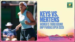 Madison Keys vs. Elise Mertens Highlights | BNP Paribas Open 2025