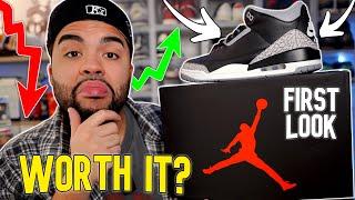 Are These PERFECT?! Jordan 3 Black Cement EARLY LOOK