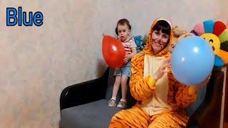 Учим цвета с шариками! Learning colors with balloons!