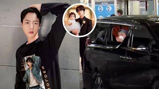 Visiting His Nephew, Jin BTS and His Mother Go to His Brother's House—Was His Mother Missing Him?