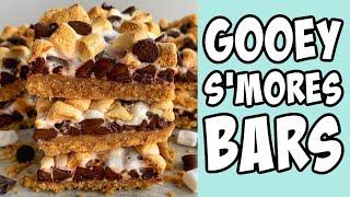 Gooey S'mores Bars! Recipe #Shorts