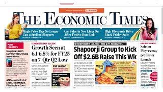 2 December 2024 | The Economic Times Newspaper | Profitnama | Daily Finance & Business News Analysis