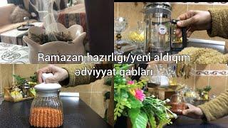 Vlog/ədviyyat qabları/Bitki çaylarım üçün yeni çaydan/Sumqayıt/vlog Günlük işlər