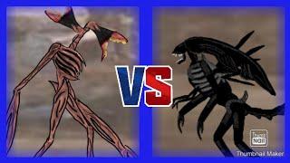 Siren Head vs Xenomorph Queen