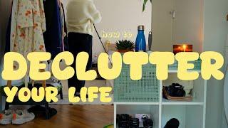 Life declutter, learning to let go