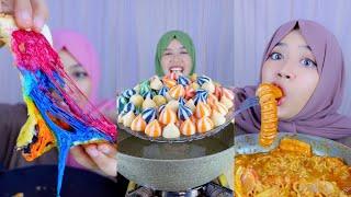 MUKBANG DUMPLING WARNA-WARNI!! - TIKTOK ZAHRAH ATEERAH MAKAN-MAKANAN