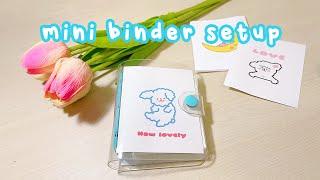 A7 mini binder setup  book quotes collection