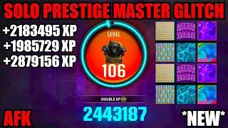 *NEW* SOLO PRESTIGE MASTER GLITCH! AFK CAMO/INFINITE XP GLITCH BO6! BO6 GLITCHES! BO6 ZOMBIES GLITCH