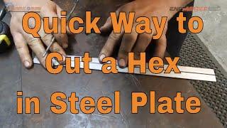 Quick Method to Mark and Cut out a Hex Tool for Hydraulic Cylinder Repair