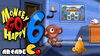 Monkey Go Happy 6 Walkthrough All Levels HD