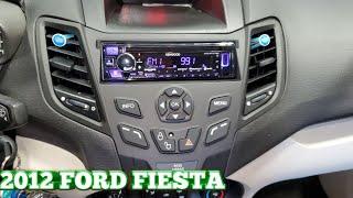 2012 ford fiesta radio removal and cd player install