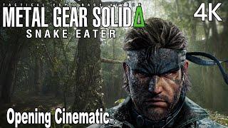 Metal Gear Solid Delta Snake Eater Remake Opening Cinematic English Dub 4K