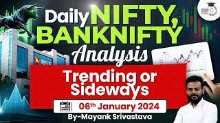 Daily Stock Market Analysis |  6th Jan 2025 | Stock Market Prediction | Nifty & Bank Nifty | StudyIQ