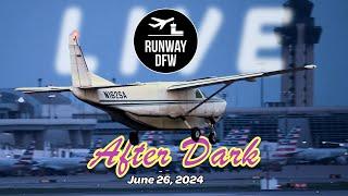  LIVE: I spot planes at DFW Airport... at night... watch along! June 26, 2024