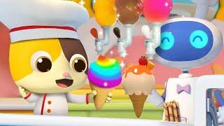 Ice Cream Vending Machine | Learn Colors | Nursery Rhymes & Kids Songs | Mimi and Daddy