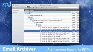 Email Archiver Screencast - MacUpdate Promo