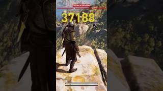 "OVERPOWER KICK ACTIVATED: Assassins deadliest move yet!#gaming #assassinscreedodissey #shorts
