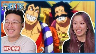 ODEN WITH GOL D ROGER! | One Piece Episode 966 Couples Reaction & Discussion